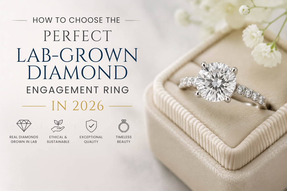 How to Choose the Perfect Lab-Grown Diamond Engagement Ring in 2026