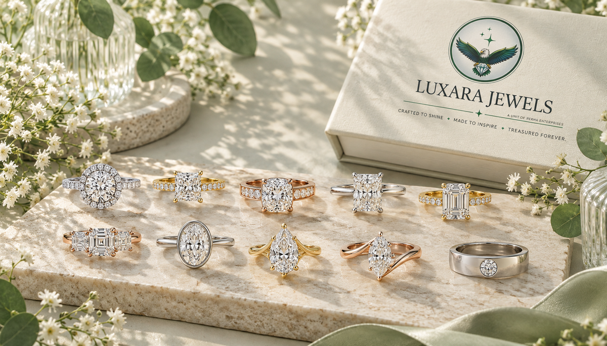Diamond ring settings from a famous halo design to solitaire and more.