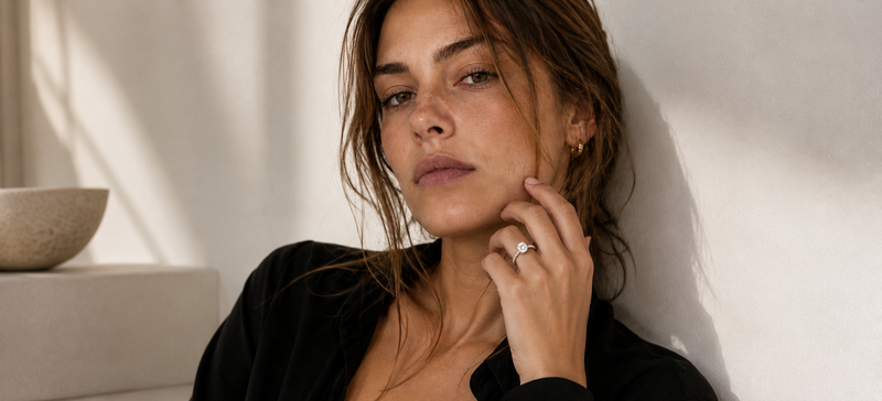 Pave Lab Grown Diamond Engagement Rings