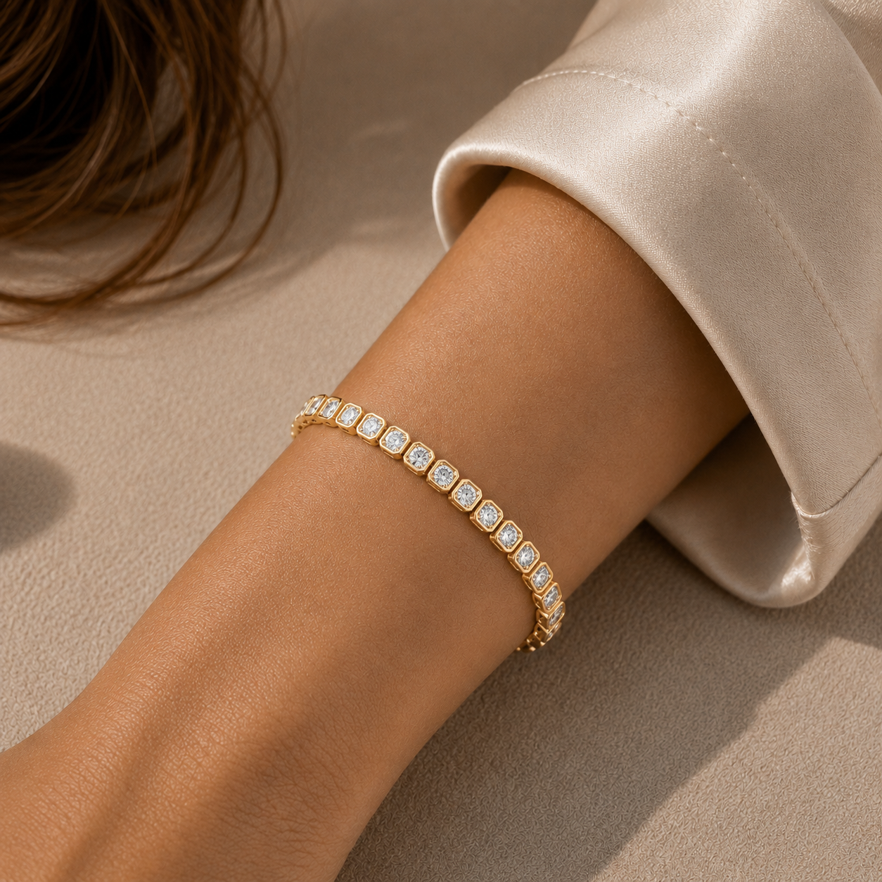 Classic Lab Grown Diamond Tennis Bracelet