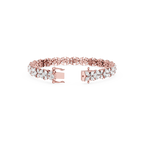 Marquise Lab Grown Diamond Floral Tennis Bracelet