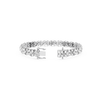 Marquise Lab Grown Diamond Floral Tennis Bracelet
