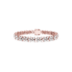 Marquise Lab Grown Diamond Floral Tennis Bracelet