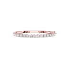Round Lab Diamond Single Row Bangle Bracelet