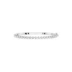 Round Lab Grown Diamond Slim Half Bangle Bracelet