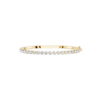 Round Lab Grown Graduated Diamond Bangle Bracelet