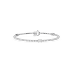 Emerald Lab Grown Diamond Center Tennis Bracelet