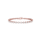 Pear Shape Lab Grown Diamond Tennis Bracelet