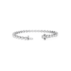 Pear Shape Lab Grown Diamond Tennis Bracelet