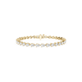 Pear Shape Lab Grown Diamond Tennis Bracelet