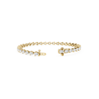 Pear Shape Lab Grown Diamond Tennis Bracelet