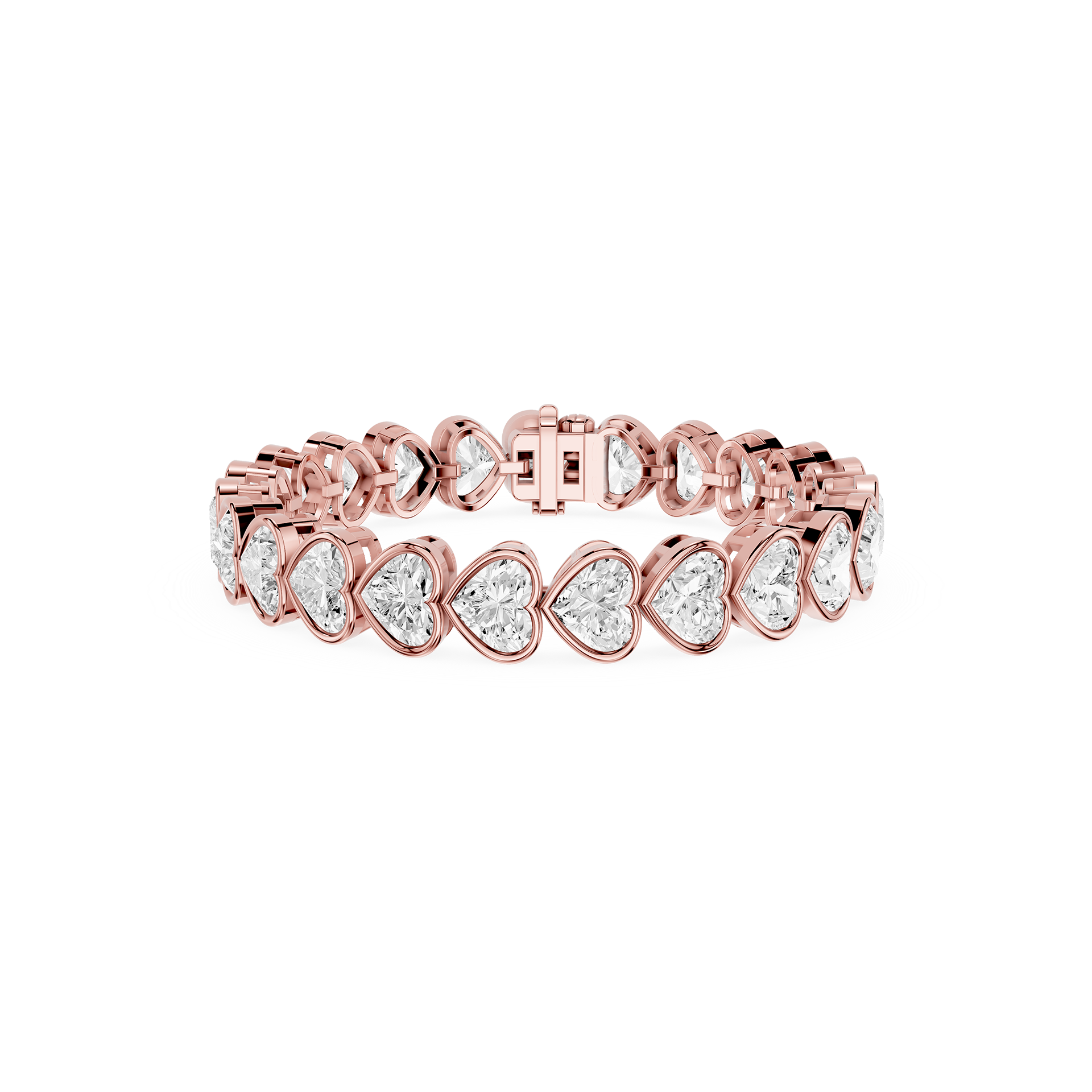 Pear Cut Lab Grown Diamond Tennis Bracelet
