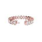 Heart Cut Lab Grown Diamond Tennis Bracelet
