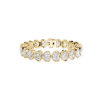 Heart Cut Lab Grown Diamond Tennis Bracelet