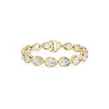 Pear Cut Lab Grown Diamond Tennis Bracelet