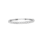 Round Bezel Set Lab Grown Diamond Tennis Bracelet