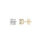 Round Brilliant Lab Grown Diamond Solitaire Stud Earrings