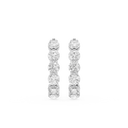 Lab Grown Diamond Journey Drop Earrings
