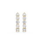 Lab Grown Diamond Journey Drop Earrings