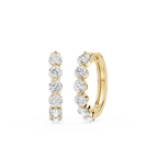 Lab Grown Diamond Journey Drop Earrings