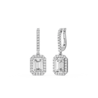 Pear Drop Lab Grown Diamond Dangle Earrings for Women