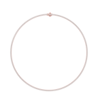 Round Lab Grown Diamond Tennis Necklace