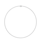 Round Lab Grown Diamond Tennis Necklace