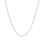 Round Lab Grown Diamond Tennis Necklace