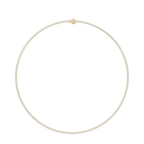 Round Lab Grown Diamond Tennis Necklace