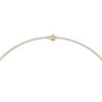 Round Lab Grown Diamond Tennis Necklace