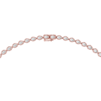Pear Shape Bezel Set Lab Grown Diamond Necklace