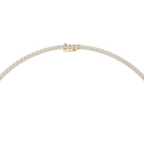Round Lab Grown Diamond Tennis Necklace