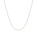 Round Lab Grown Diamond Tennis Chain Necklace