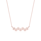 Oval Lab Grown Diamond Bezel Station Necklace