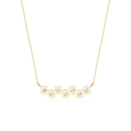 Oval Lab Grown Diamond Bezel Station Necklace
