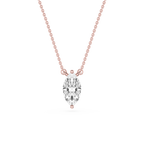 Marquise Cut Lab Grown Diamond Solitaire Pendant Necklace