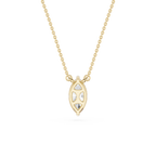 Marquise Cut Lab Grown Diamond Solitaire Pendant Necklace