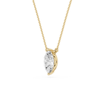 Marquise Cut Lab Grown Diamond Floating Pendant Necklace