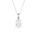 Pear Cut Lab Grown Diamond Solitaire Pendant