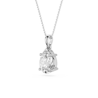 Pear Cut Lab Grown Diamond Solitaire Pendant