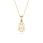 Pear Cut Lab Grown Diamond Solitaire Pendant