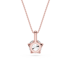 Classic Round Lab Grown Diamond Pendant Necklace