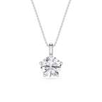 Round Brilliant Lab Grown Diamond Solitaire Pendant