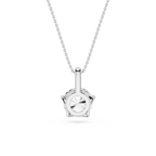 Round Brilliant Lab Grown Diamond Solitaire Pendant