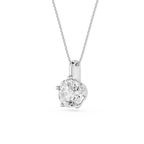 Classic Round Lab Grown Diamond Pendant Necklace