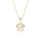 Classic Round Lab Grown Diamond Pendant Necklace