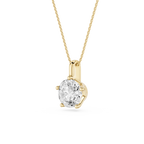 Classic Round Lab Grown Diamond Pendant Necklace