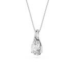Pear Cut Lab Grown Diamond Twist Wrap Pendant Necklace