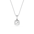 Round Lab Grown Diamond Classic Bail Pendant
