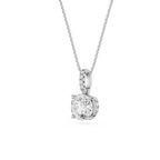 Round Lab Grown Diamond Classic Bail Pendant